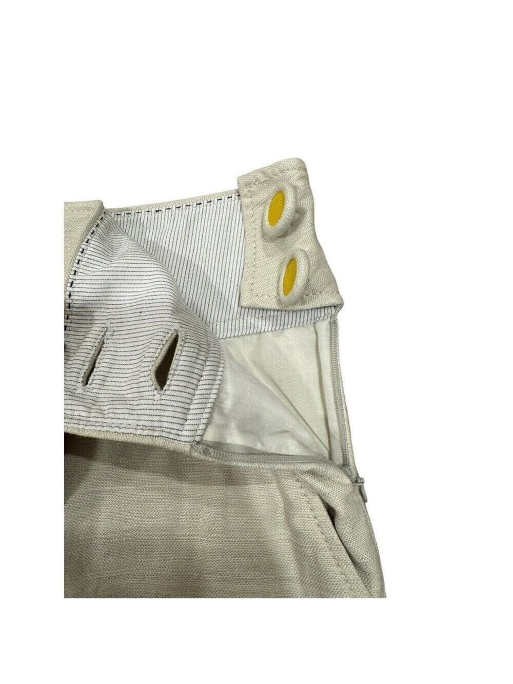 J Crew Linen Blend A Line Skirt Size 8 EUC - Picture 4 of 7
